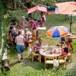 Sommerfest im Garten des Adventhauses