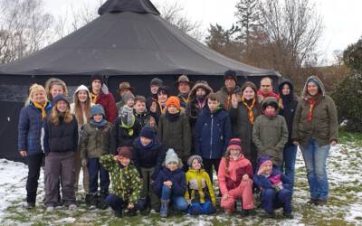 Pfadfinder-Gruppenstunde am 11.März 2023 „Winterwanderung zum Pfadi-Garten“