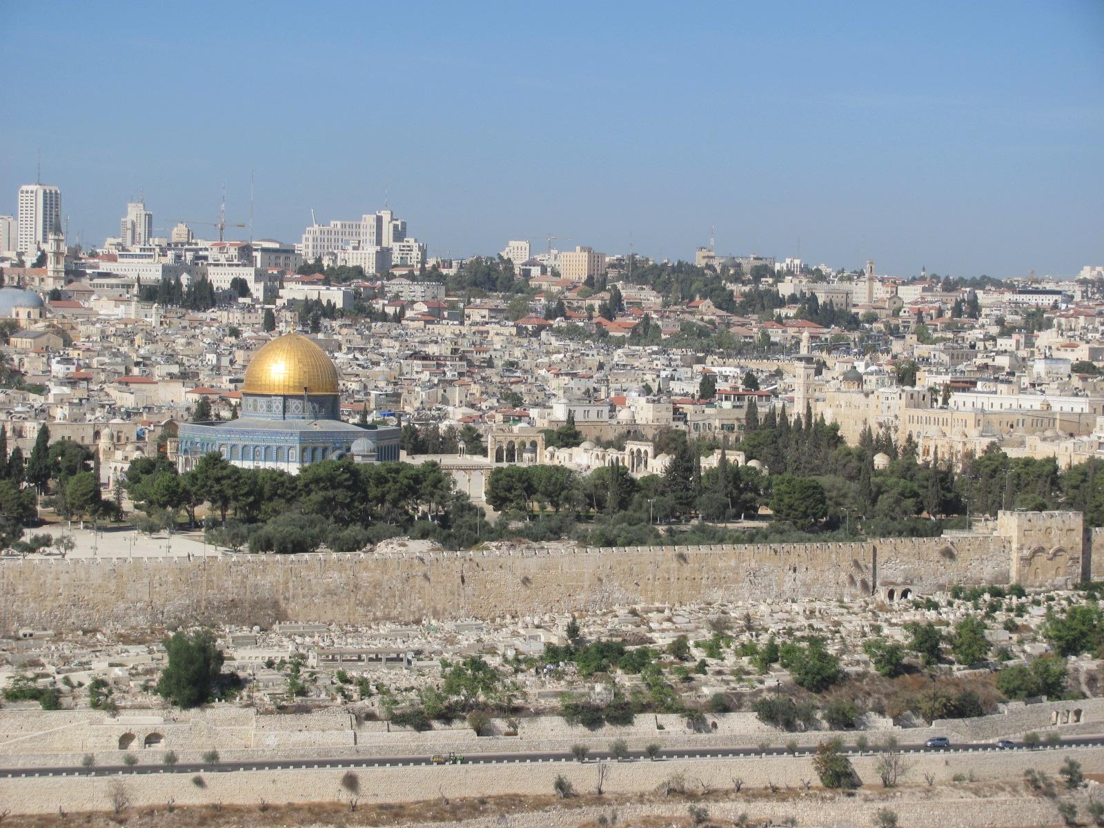 Blick auf Jerusalem