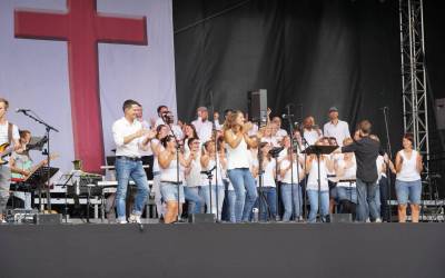 Stadtfestgottesdienst in Dresden – wir waren dabei!