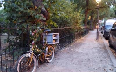 Frischekur für Löbtauer Bücherfahrrad
