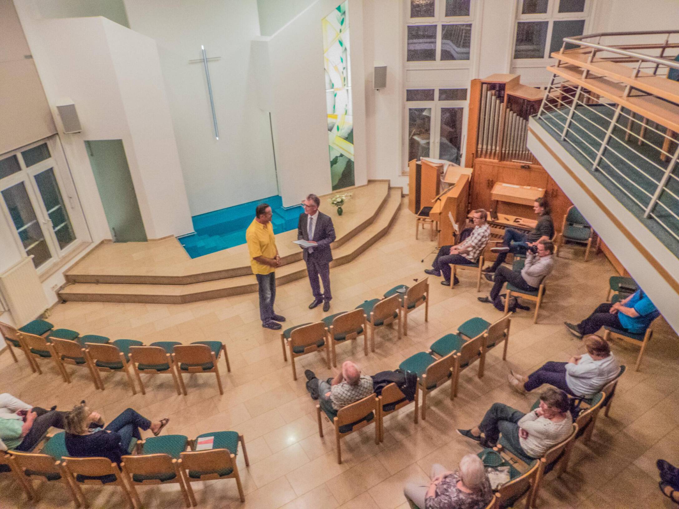 Taufgottesdienst im Gemeindezentrum DD-West