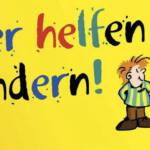 Kinder helfen Kindern - Ausgabe der Kartons