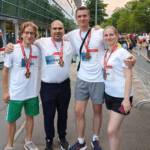 Team "Adventhaus" läuft bei der Rewe-Challenge
