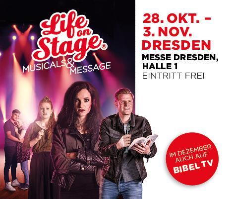 Life on Stage Veranstaltungsbanner Dresden