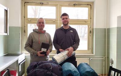 Schlafsäcke für die Treberhilfe