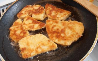 Sellerie-Schnitzel und Kreolische Kartoffeln