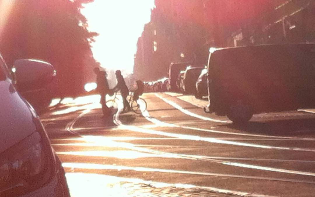 Sanfter Radfahrer, sanfter Autofahrer
