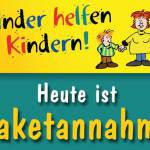 Kinder helfen Kindern! Rückgabe der gepackten Päckchen